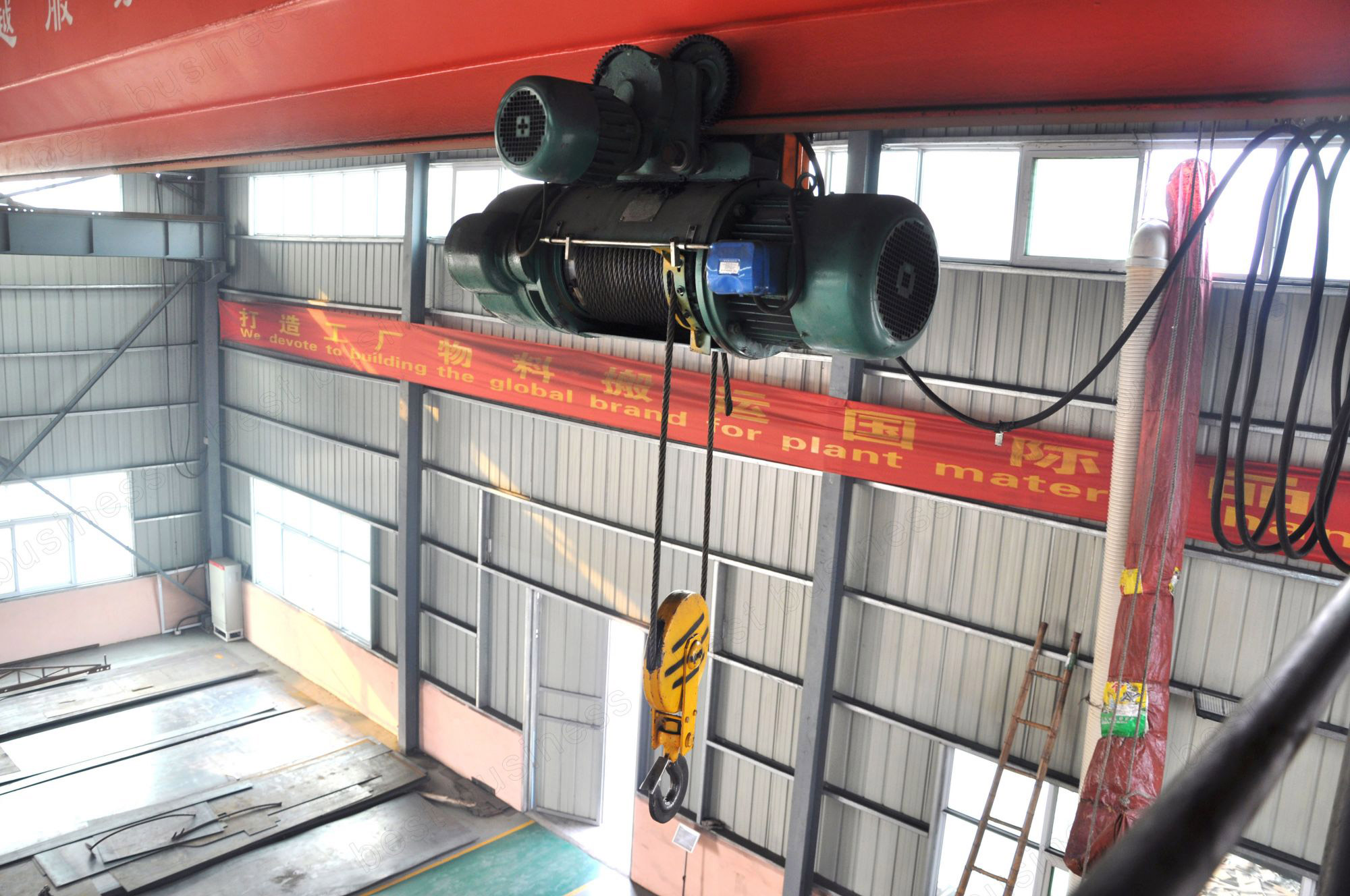 16t Electric hoist Single Girder Overhead Crane